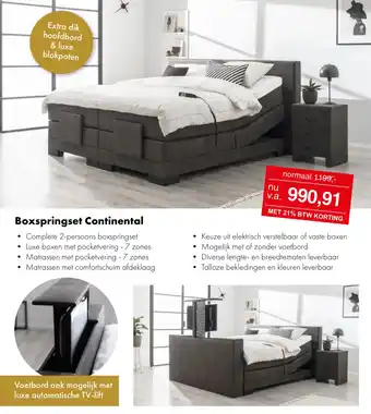 Boxspringset Continental