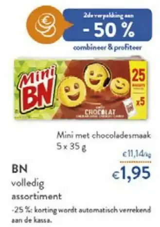 Bn mini met chocoladesmaak