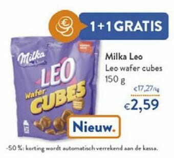 Milka leo wafer cubes
