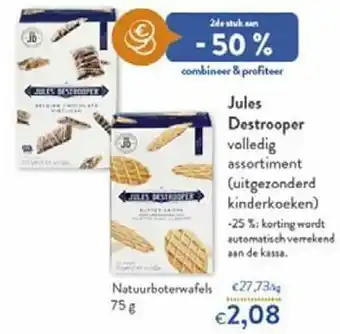 Jules destrooper natuurboterwafels