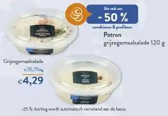 OKay Patron grijzegarnaalsalade aanbieding