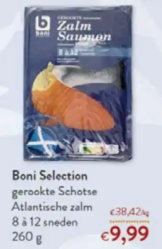OKay Boni selection gerookte schotse atlantische zalm aanbieding