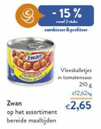 OKay Zwan vleesballetjes in tomatensaus aanbieding