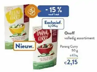 OKay Onoff panang curry aanbieding