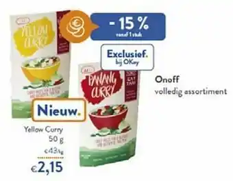 OKay Onoff yellow curry aanbieding