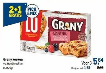 Grany koeken woudvruchten