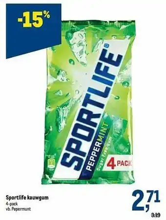Sportlife kauwgum