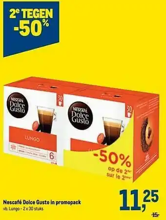 Makro Nescafé dolce gusto lungo aanbieding