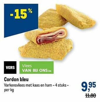 Makro Cordon bleu aanbieding