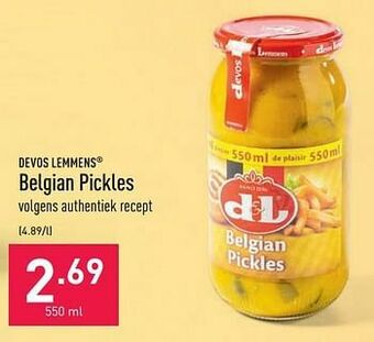 ALDI Belgian pickles aanbieding