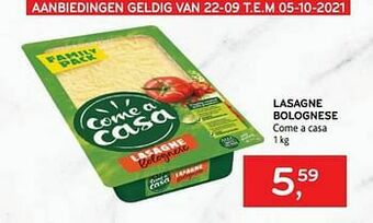 Alvo Lasagne bolognese come a casa aanbieding