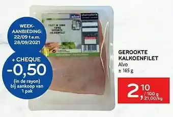 Alvo Gerookte kalkoenfilet alvo aanbieding