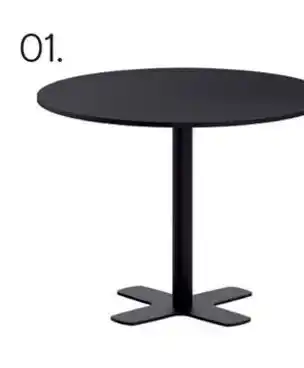 Meubelen Jonckheere Tafel Ø100cm H75cm aanbieding
