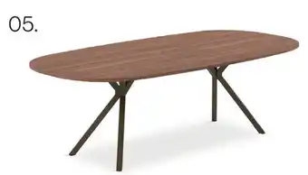Meubelen Jonckheere Ovale tafel 220 x 120cm H75cm aanbieding