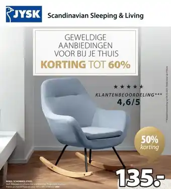 Jysk Nebel schommelstoel aanbieding