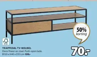 Jysk Trappedal tv-meubel aanbieding