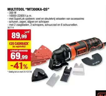 Hubo Multitool “mt300ka-qs” aanbieding