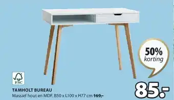 Jysk Tamholt bureau aanbieding