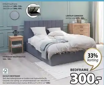 Jysk Haslev bedframe aanbieding