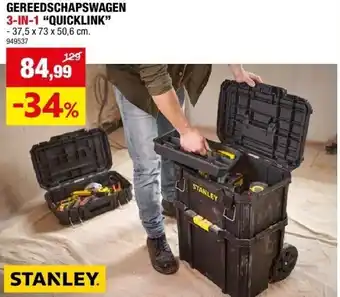 Hubo Gereedschapswagen 3-in-1 “quicklink” aanbieding