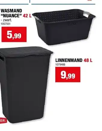 Hubo Linnenmand 48 l aanbieding