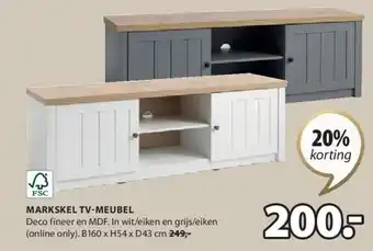 Jysk Markskel tv-meubel aanbieding
