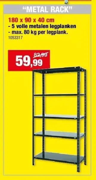 “metal rack” 180 x 90 x 40 cm