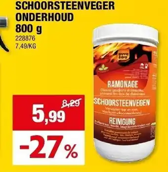 Hubo Schoorsteenveger onderhoud 800 g aanbieding