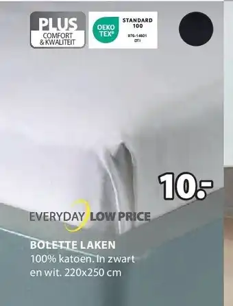 Jysk Bolette laken aanbieding