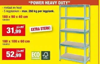 Hubo “power heavy duty” 180 x 90 x 40 cm aanbieding