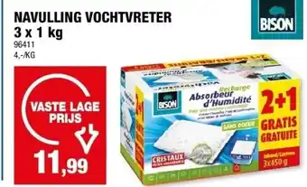 Hubo Navulling vochtvreter aanbieding