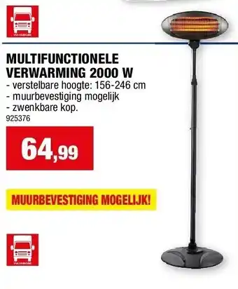 Hubo Multifunctionele verwarming 2000 w aanbieding
