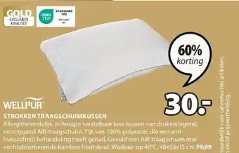 Jysk Strokken traagschuimkussen aanbieding