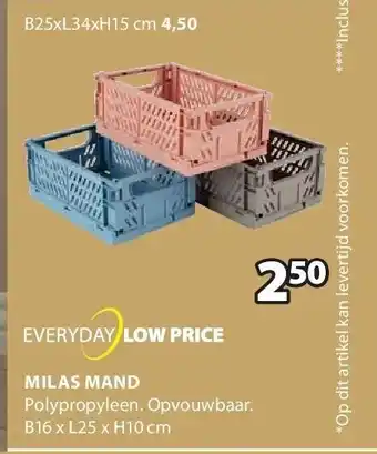 Jysk Milas mand aanbieding