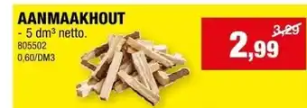 Hubo Aanmaakhout aanbieding
