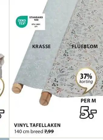 Jysk Vinyl tafellaken aanbieding