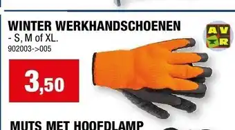 Hubo Winter werkhandschoenen aanbieding