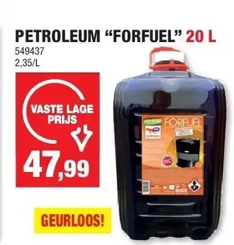 Hubo Petroleum “forfuel” 20 l aanbieding