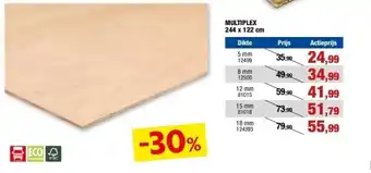 Hubo Multiplex aanbieding