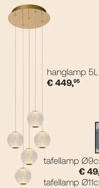 Meubelen Jonckheere hanglamp 5L aanbieding
