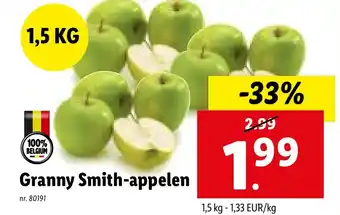 Granny Smith-appelen 1,5kg