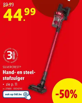 Lidl Hand- en steel-stofzuiger aanbieding
