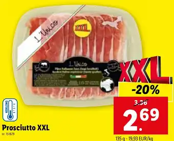 Lidl Prosciutto XXL aanbieding