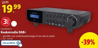 Lidl SILVERCREST Keukenradio DAB+ aanbieding