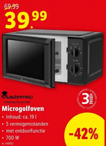 Lidl Microgolfoven aanbieding