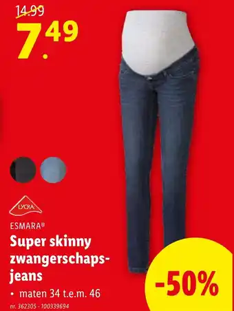 Super skinny zwangerschaps-jeans