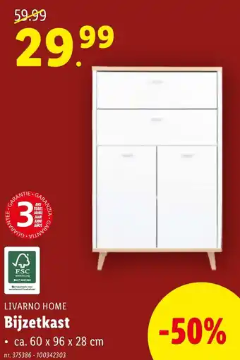Lidl LIVARNO HOME Bijzetkast aanbieding