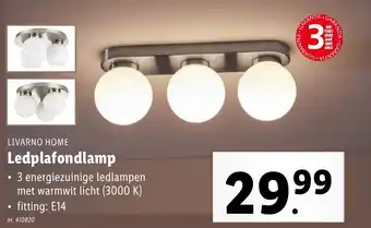 Lidl LIVARNO HOME Ledplafondlamp aanbieding