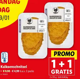 Lidl Kalkoenschnitzel aanbieding