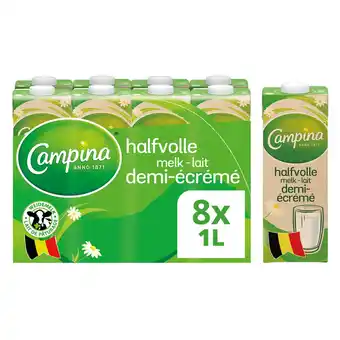 Delhaize Melk | halfvolle aanbieding